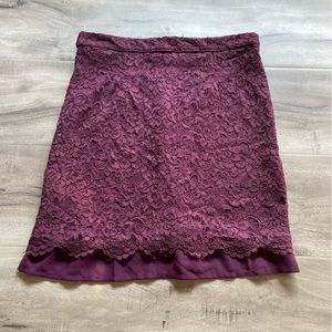 F21 Plum Skirt | Size Small/Medium